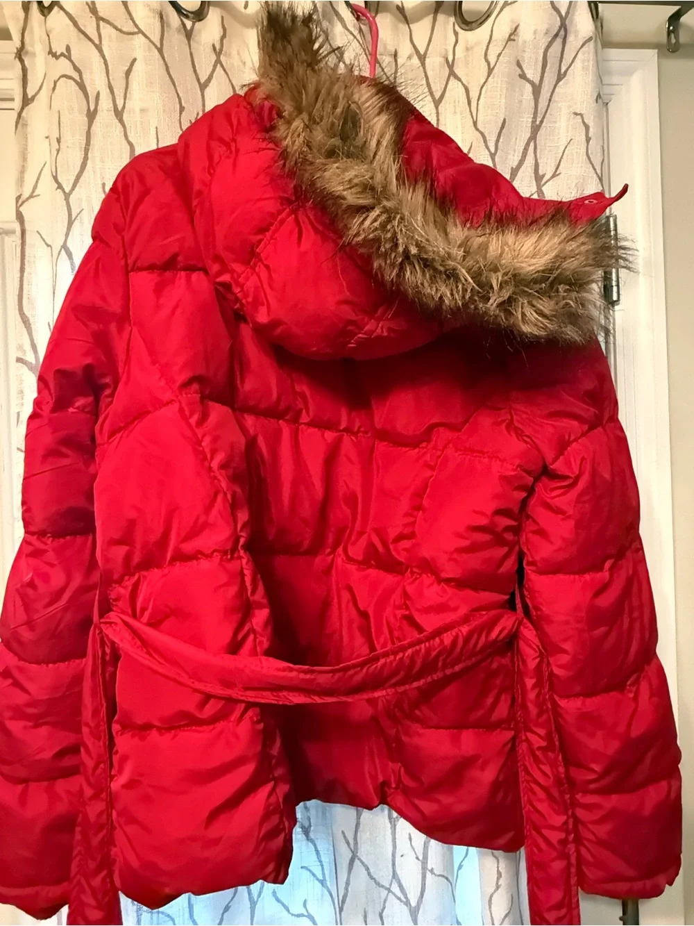 Kids Aeropostale Red Puffer Jacket with Hood